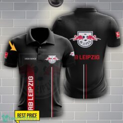 RB Leipzig Polo Shirt Personalized Name Black Color Product Photo 1