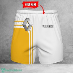 Renault 3D Beach Shorts For Men Logo Car And Custom Name For Fans Product Photo 1