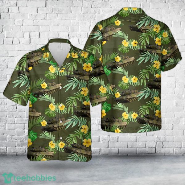 Royal Danish Army Leopard 2 A7 DK Main battle Tank 3D Hawaiian Shirt Beach Team Gift Product Photo 1