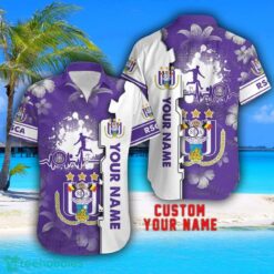 R.S.C. Anderlecht Tropical Combo Hawaiian Shirt And Shorts Personalized Name For Fans Product Photo 2