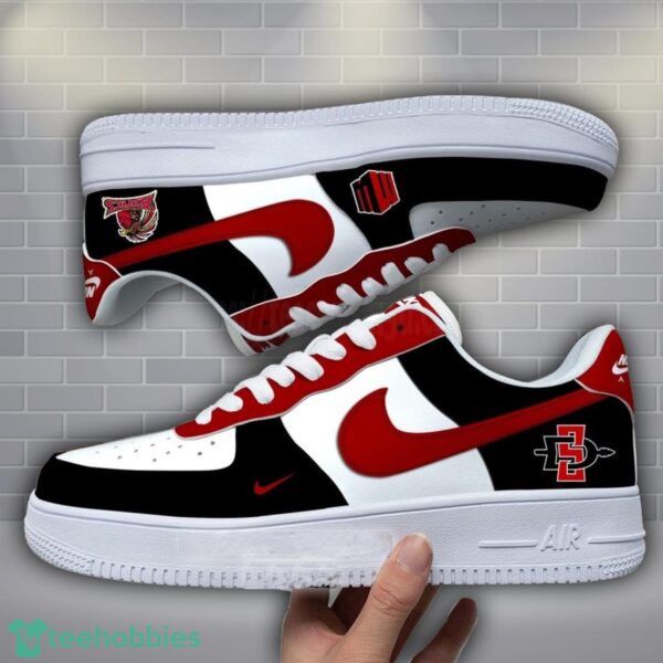San Diego State Aztecs Mix Corlor Air Force Shoes Treding Gift For Men Women Sneakers Product Photo 1