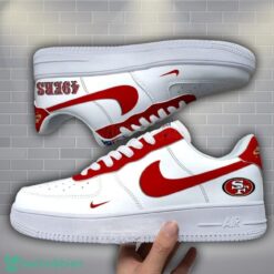 San Francisco 49ers NFL Air Force Custom Name AF1 Air Force Sneakers Product Photo 1