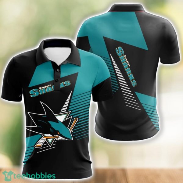 San Jose Sharks 3D Polo Shirt Team Ideas Gift Golf Lover Gift Product Photo 1