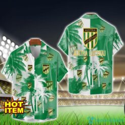 SC Austria Lustenau All Over Printed Logo And Coconut Pattern Hawaiian Shirt Product Photo 1