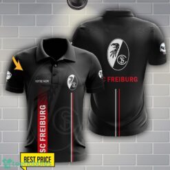 SC Freiburg II Polo Shirt Personalized Name Black Color Product Photo 1