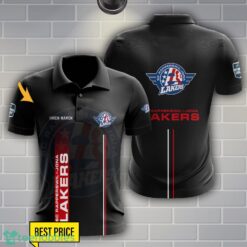 SC Rapperswil-Jona Lakers Polo Shirt Personalized Name Black Color Product Photo 1