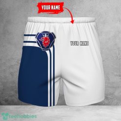 Scania 3D Beach Shorts For Men Logo Car And Custom Name For Fans Product Photo 1