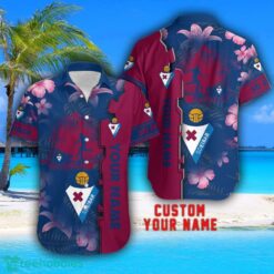 SD Eibar Tropical Combo Hawaiian Shirt And Shorts Personalized Name For Fans Product Photo 2