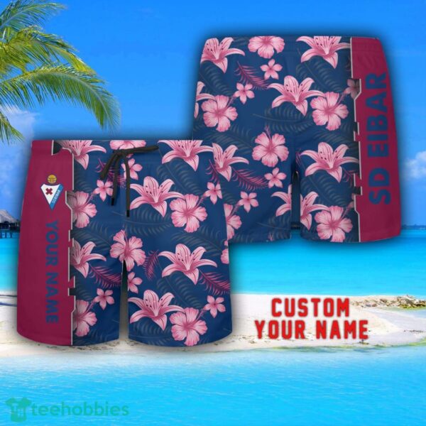 SD Eibar Tropical Combo Hawaiian Shirt And Shorts Personalized Name For Fans Product Photo 3