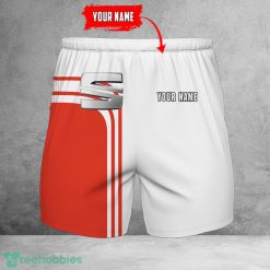 Seat 3D Beach Shorts For Men Logo Car And Custom Name For Fans Product Photo 1