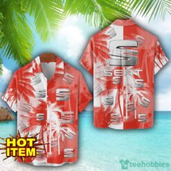Seat Hawaii Shirt All Over Printed Logo And Coconut Pattern Hawaiian Shirt Product Photo 1