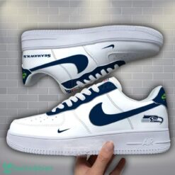 Seattle Seahawks NFL Air Force Custom Name AF1 Air Force Sneakers Product Photo 1