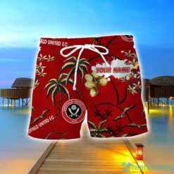 Sheffield United F.C 3D Hawaiian Shirt And Shorts Custom Name Beach Shirt Product Photo 2