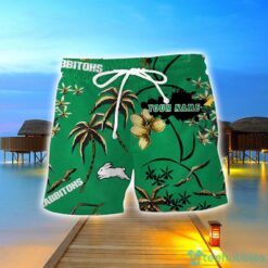 South Sydney Rabbitohs 3D Hawaiian Shirt And Shorts Custom Name Beach Shirt Product Photo 2