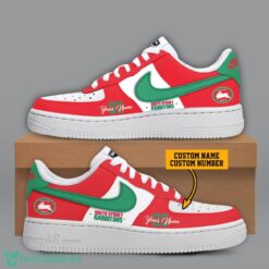 South Sydney Rabbitohs NRL Custom Name And Number Personalized Air Force 1 Sneaker Product Photo 1