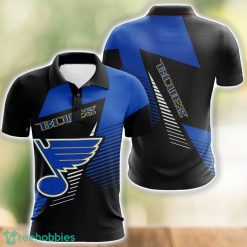 St Louis Blues 3D Polo Shirt Team Ideas Gift Golf Lover Gift Product Photo 1