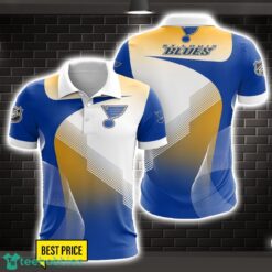 St Louis Blues Team Polo Shirt Gift For Fans Trending 3D Polo Shirt Product Photo 1