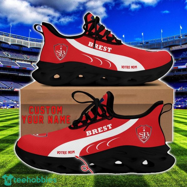 Stade Brestois 29 Max Soul Shoes Custom Name Men Women Running Sneakers Product Photo 2