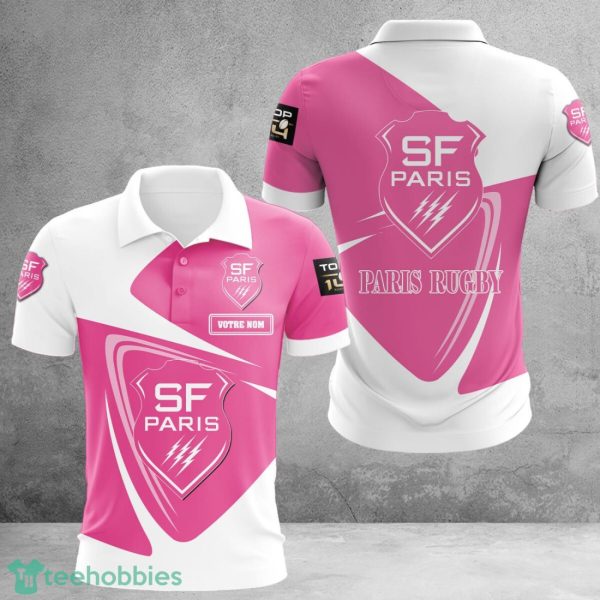 Stade Francais 3D Polo Shirt Men Gift Limited For Fans Product Photo 1