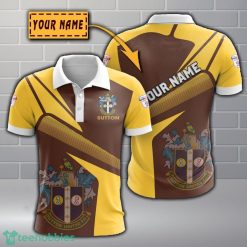 Sutton United Polo Shirt Sports Ideas Gift Custom Name Product Photo 1