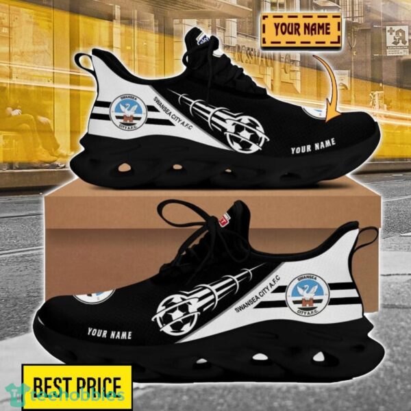 Swansea City A.F.C Custom Name Sneakers Limited Max Soul Shoes For Men Women Product Photo 2