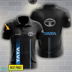 Tata Polo Shirt Personalized Name Black Color Product Photo 1