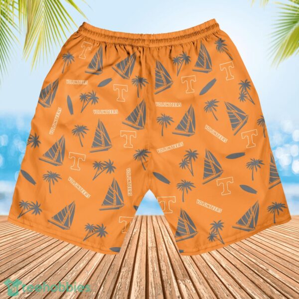 Tennessee Volunteers Sailboat and Coconut Pattern Beach Shorts For Fans Product Photo 3