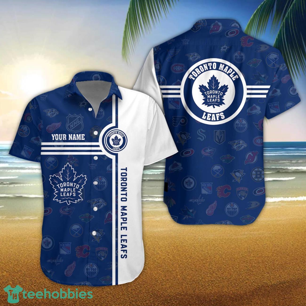toronto-maple-leafs-logo-team-3d-all-over-printed-3d-hawaiian-shirt-custom-name-for-fans.jpg Toronto Maple Leafs Logo team 3D All Over Printed 3D Hawaiian Shirt Custom Name For Fans Product Photo 1
