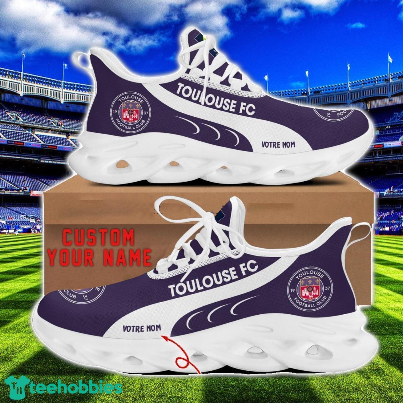 Toulouse Football Club Max Soul Shoes Custom Name Men Women Running Sneakers Product Photo 1