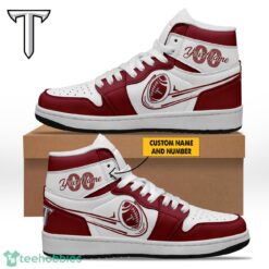 Troy Trojans NCAA Personalized Name Air Jordan Hightop Shoes AJ1 Sneakers Product Photo 1