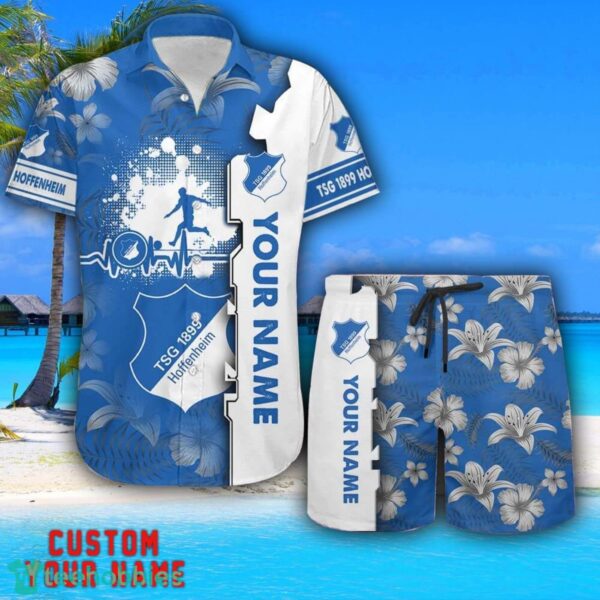 TSG 1899 Hoffenheim Tropical Combo Hawaiian Shirt And Shorts Personalized Name For Fans Product Photo 1