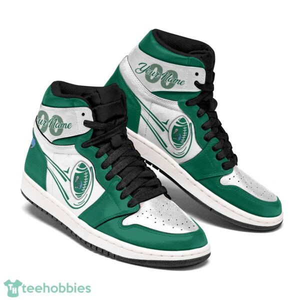 Tulane Green Wave NCAA Personalized Name Air Jordan Hightop Shoes AJ1 Sneakers Product Photo 2