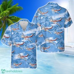 US Army Corps of Engineers Beechcraft 200 airplane 3D Hawaiian Shirt Beach Team Gift Product Photo 1
