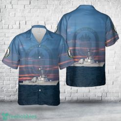 US Navy USS Sterett (DDG-104) 3D Hawaiian Shirt Beach Team Gift Product Photo 1