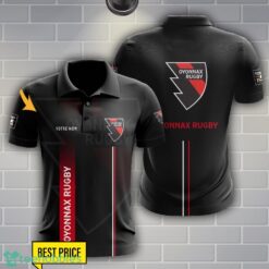US Oyonnax Polo Shirt Personalized Name Black Color Product Photo 1