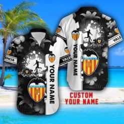 Valencia Tropical Combo Hawaiian Shirt And Shorts Personalized Name For Fans Product Photo 2