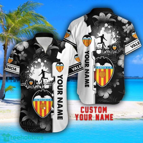 Valencia Tropical Combo Hawaiian Shirt And Shorts Personalized Name For Fans Product Photo 2