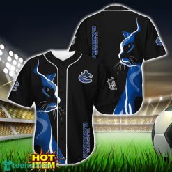 Vancouver Canucks Black Baseball Jersey Shirt For Fans Product Photo 1