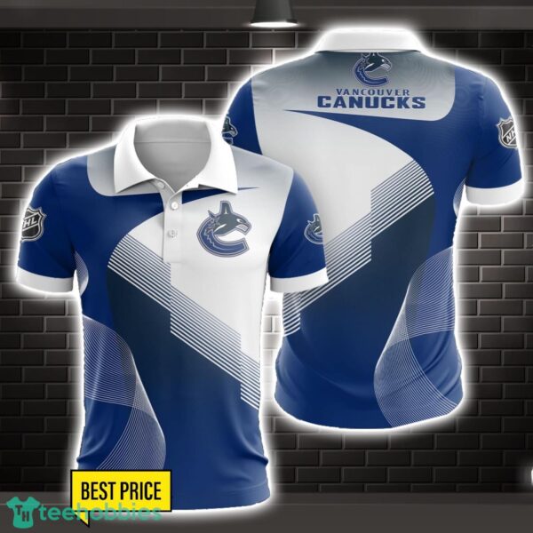 Vancouver Canucks Team Polo Shirt Gift For Fans Trending 3D Polo Shirt Product Photo 1
