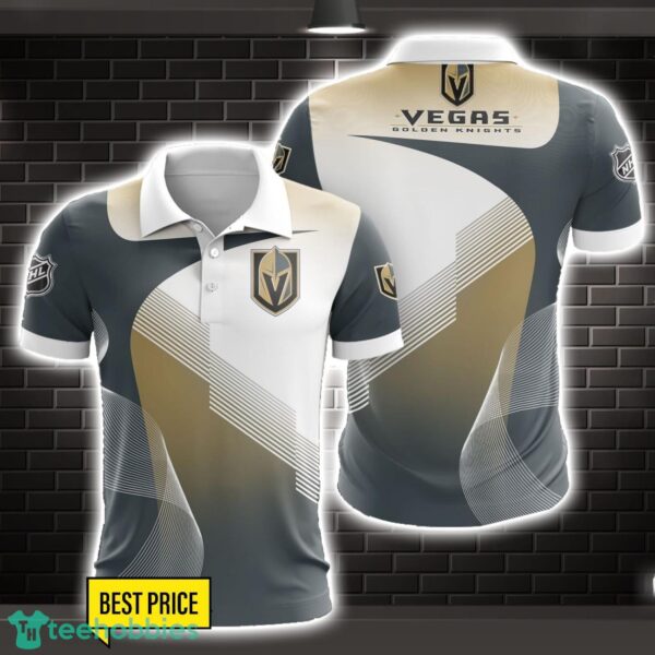 Vegas Golden Knights Team Polo Shirt Gift For Fans Trending 3D Polo Shirt Product Photo 1