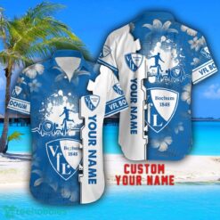 VfL Bochum Tropical Combo Hawaiian Shirt And Shorts Personalized Name For Fans Product Photo 2
