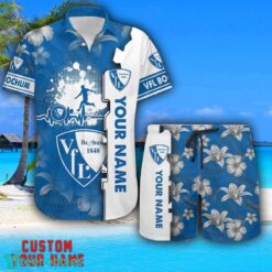 VfL Bochum Tropical Combo Hawaiian Shirt And Shorts Personalized Name For Fans Product Photo 1