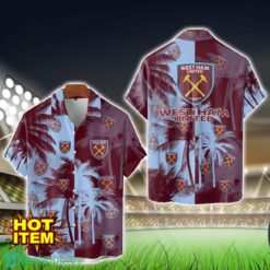 West Ham United F.C Hawaiian Shirt 3D Printing Beach Shirt For Men And Women Product Photo 1