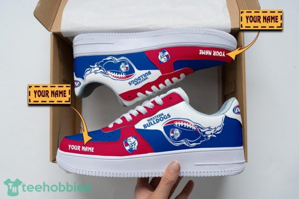 Western Bulldogs Air Force Shoes Custom Name Men Women Gift AF1 Shoes Product Photo 1