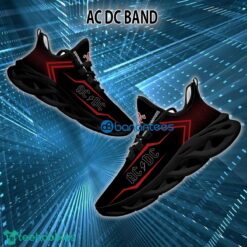 AC DC Band Sport Sneaker Black Logo Max Soul Shoes image AC DC Band Sport Sneaker Black Logo Max Soul Shoes - AC DC Band New Design Max Soul Shoes Photo 2