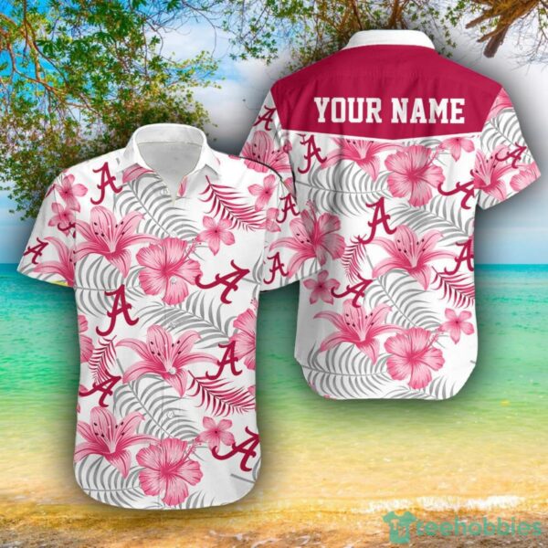 Alabama Crimson Tide 3D Hawaii Shirt For Men And Women Custom Name Product Photo 1