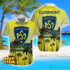 ASM Clermont Auvergne Coconut Aloha Hawaiian Shirt And Shorts Beach Set For Men And Women Product Photo 1