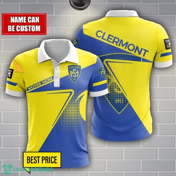 ASM Clermont Auvergne Polo Shirt Personalized Name Product Photo 1