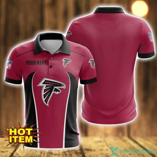 Atlanta Falcons 3D Polo Shirt Personalized Name Gift Ideas For Fans Product Photo 1