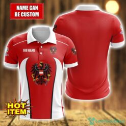 Austria national football team 3D Polo Shirt Personalized Name Gift Ideas For Fans Product Photo 1